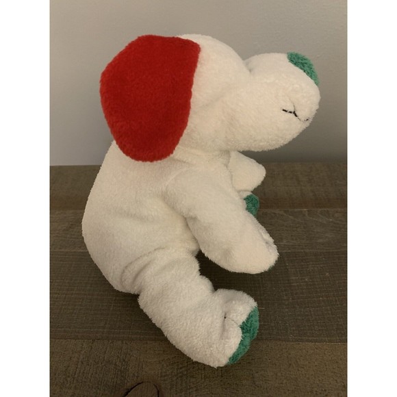 Ty Pluffies Frost the Holiday Puppy Plush Bean Christmas Lot of 2 NO TUSH TAGS - Picture 4 of 13